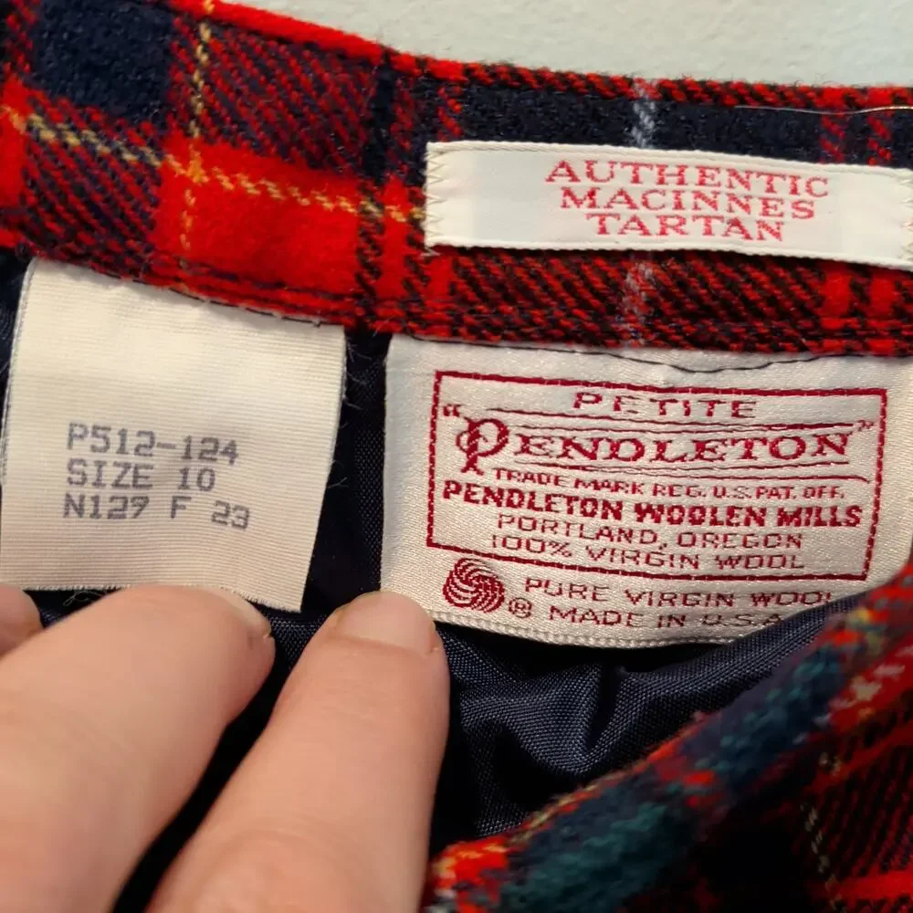 Pendleton vintage red